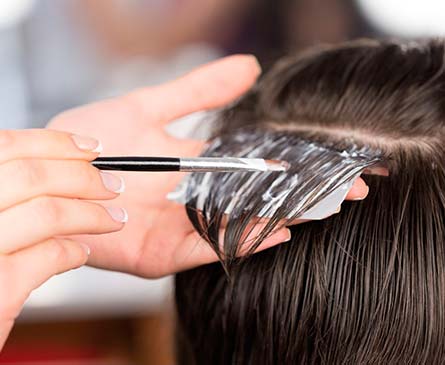 Aplicación de Tinte